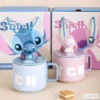 Poklon set keramička solja sa drskom i poklopcem STITCH