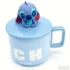 Poklon set keramička solja sa drskom i poklopcem STITCH
