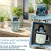 Poklon set keramička solja sa drskom i poklopcem STITCH