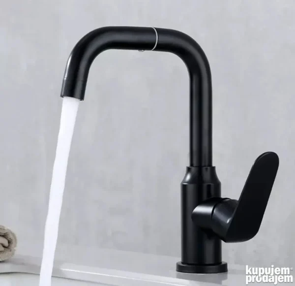 slavina-za-sudoperu-ili-lavabo-crna-i-inox-4 Slavina za sudoperu ili lavabo Crna i Inox
