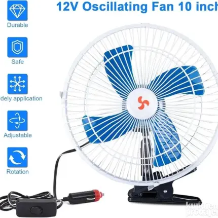Ventilator za hlađenje automobila 12V 25W sa stipaljkom