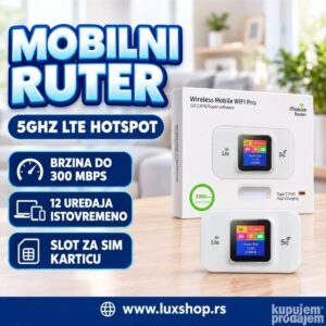 5Ghz LTE mobilni hotspot ruter Wifi 300Mbps Slot SIM