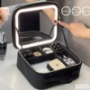 Kofer za šminku sa LED ogledalom