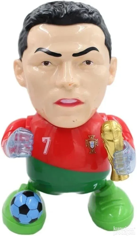 Kristijano Ronaldo akciona figura svira igra