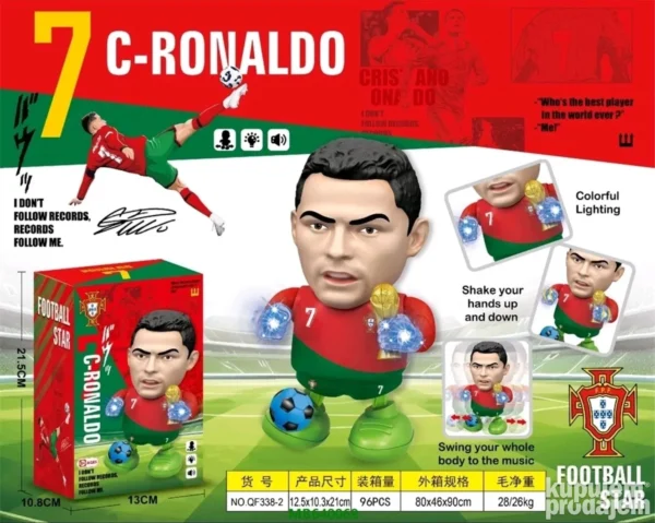 Kristijano Ronaldo akciona figura svira igra