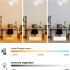 Ventilator luster sa LED sijalicom 40W