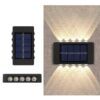2 x LED solarna zidna lampa sa 10 LED dioda