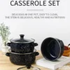 set-serpi-sa-poklopcem-od-emajla-crne-5-komada-4 Set serpi sa poklopcem od emajla Crne 5 komada