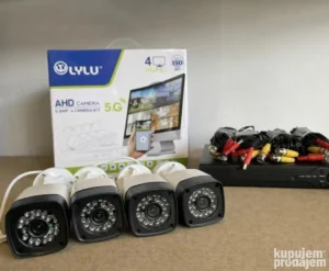 AHD LYLU set 4 kamere 5Mp FULL HD snimač