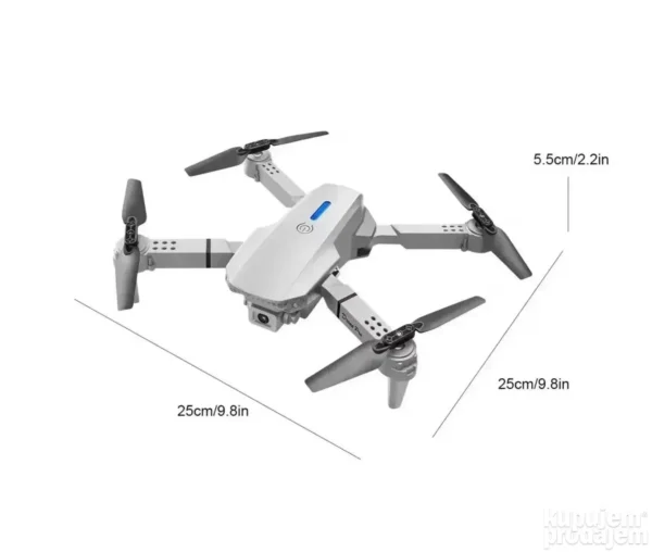 Dron pro 4K sa dve kamere E88 dron pro