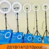 Led ring sa stalkom 22" 18" 12"