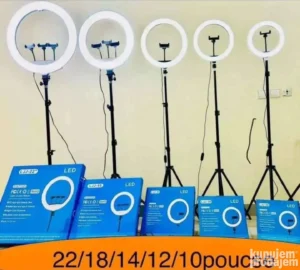 Led ring sa stalkom 22" 18" 12"
