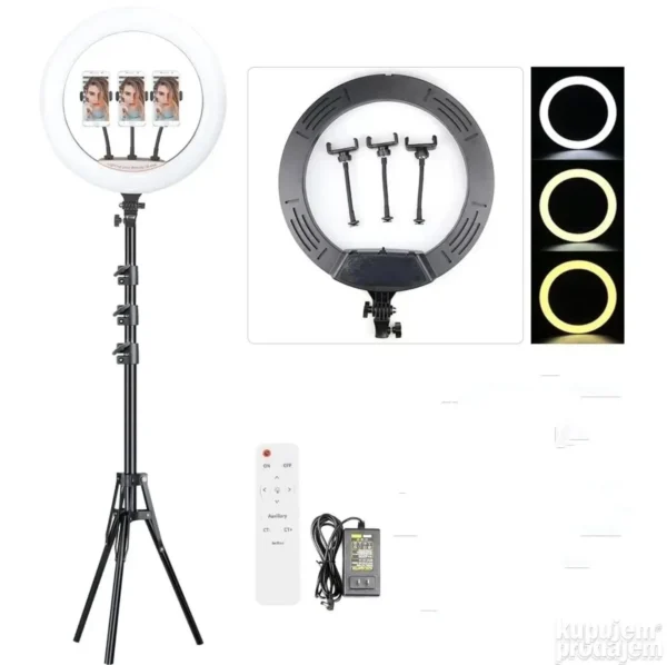 Led ring sa stalkom 22" 18" 12"