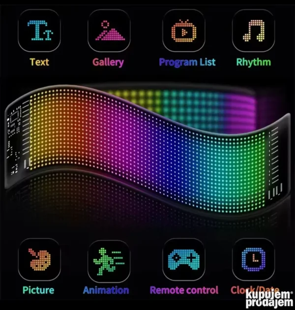 LED Svetlece reklame, fleksibilne 35cm - 175cm
