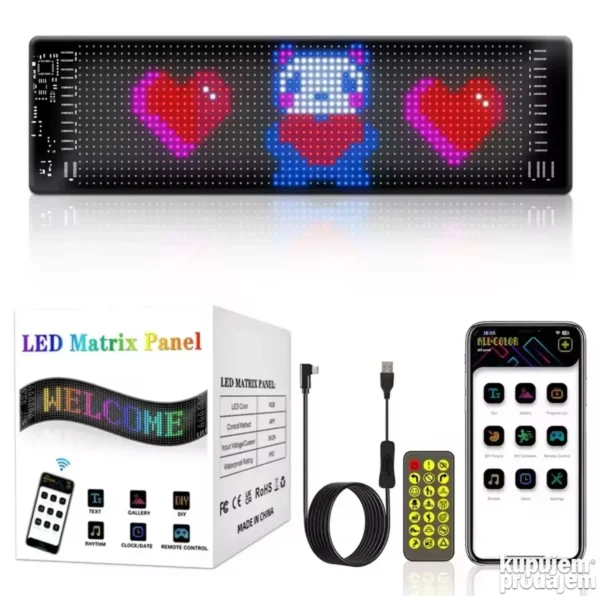 LED Svetlece reklame, fleksibilne 35cm - 175cm