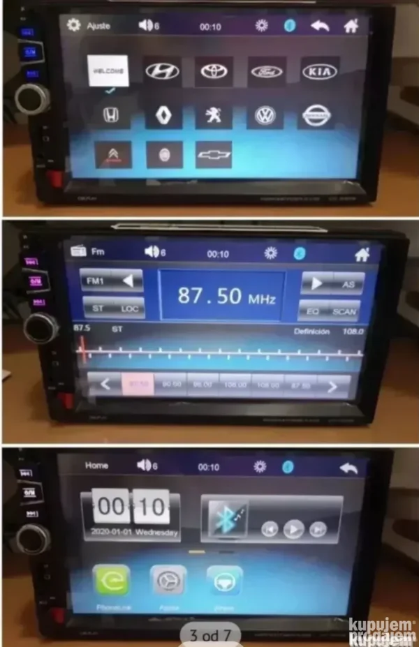 Multimedija 2Din 7 Inča Pervoi CTC-7030