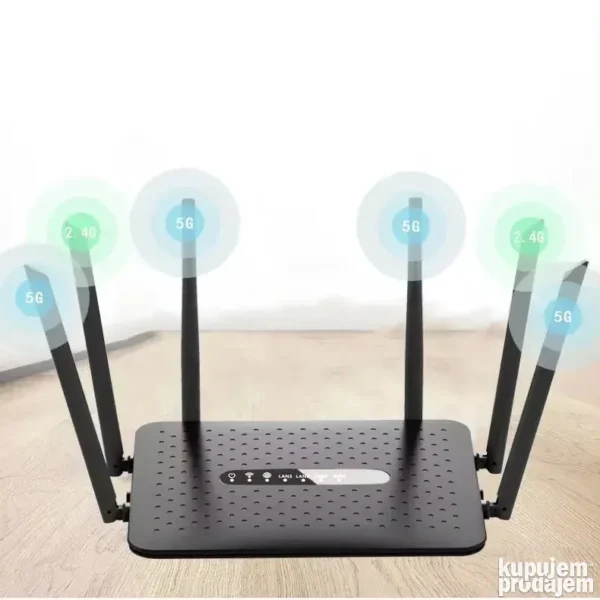 Wifi Ruter 2,4/5Ghz 1200Mbps