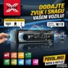Auto radio MP3 plejer sa 2 USB ulaza