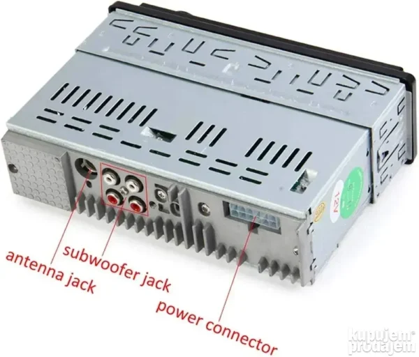 Auto radio MP3 plejer sa 2 USB ulaza