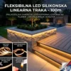 Fleksibilna LED Silikonska Linearna Traka 100m Vodootporna