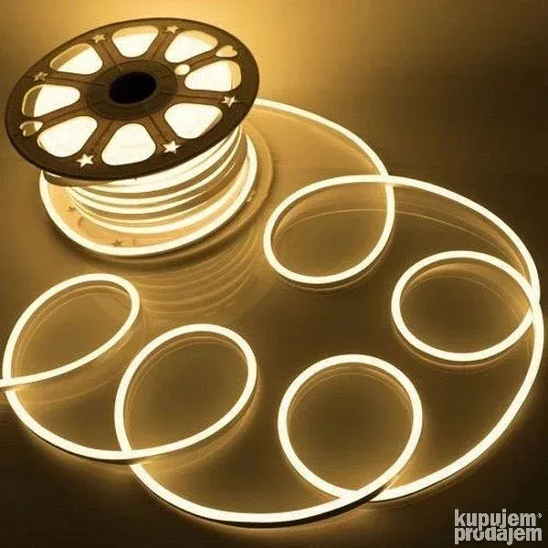 Fleksibilna LED Silikonska Linearna Traka 100m Vodootporna