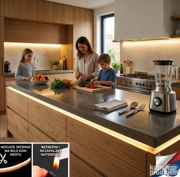 Fleksibilna LED Silikonska Linearna Traka 100m Vodootporna