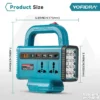 Inverter 220V 200W pretvarac na bateriju 21V sa USB i lampom
