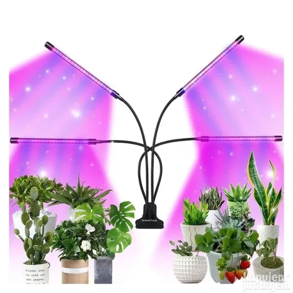 led-lampa-za-biljke-sa-4-glave-i-fleksibilnim-drzacem-1 LED lampa za biljke sa 4 glave i fleksibilnim držačem