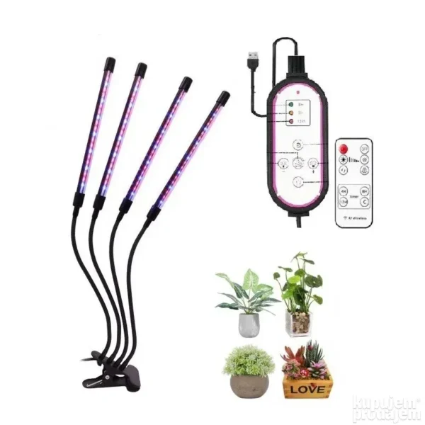 led-lampa-za-biljke-sa-4-glave-i-fleksibilnim-drzacem-4 LED lampa za biljke sa 4 glave i fleksibilnim držačem