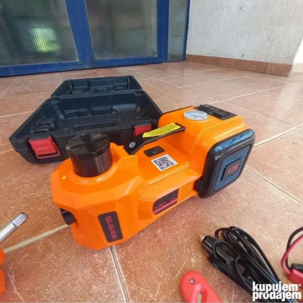 Set za auto -aku odvijac- kompresor- dizalica 5T