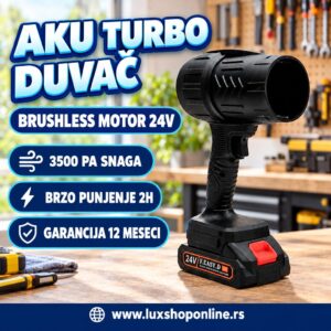 Aku turbo duvac 2 x 24V