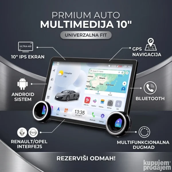 android-multimedija-za-auto-2din-10inch-qled-1 Android Multimedija za auto 2DIN 10inch QLED