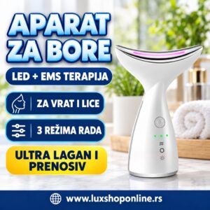 Aparat za uklanjanje bora i podmlađivanje kože | LED + EMS