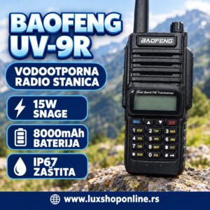 BAOFENG UV-9R Plus 15W 8000mAh