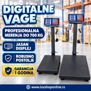 Digitalne vage sa postoljem | Profesionalne podne i viseće vage