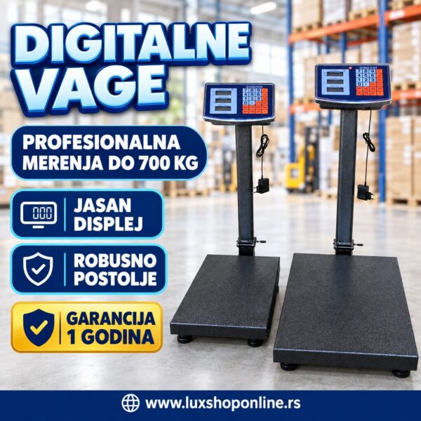 Digitalne vage sa postoljem | Profesionalne podne i viseće vage