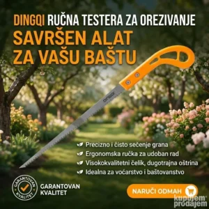 DINGQI Baštenska Ručna Testera za Orezivanje Grana