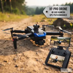 Dron sa kamerom i ekranom na kontroleru XF609 – 2.4GHz, stab