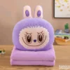 Labubu plišani jastuk sa ćebetom 2u1