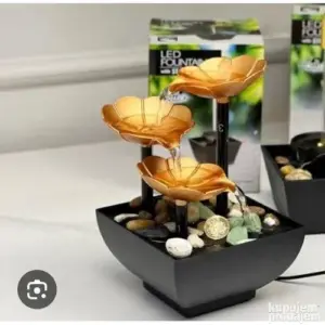 Mini sobna fontana Zlatna i Siva