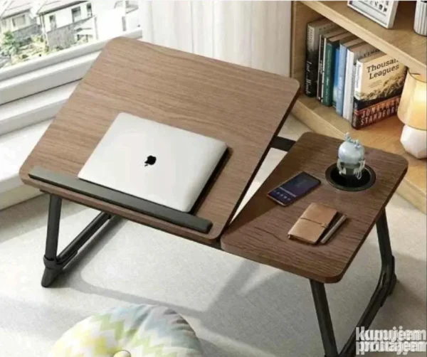 Prenosivi sto za lap-top + drzac za casu