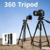 Profesionalni Podesivi Tripod za Telefon i Kameru 162 cm
