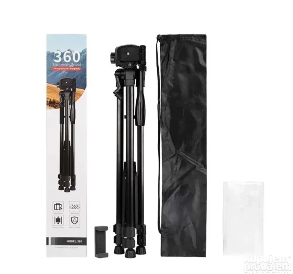 Profesionalni Podesivi Tripod za Telefon i Kameru 162 cm