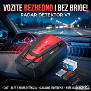 RADAR DETEKTOR V7 Laserska i Radar Detekcija