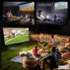 Smart projektor 1080P FHD 4K WiFi i Bluetooth