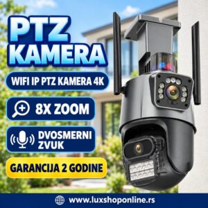 WiFi IP PTZ kamera 4K