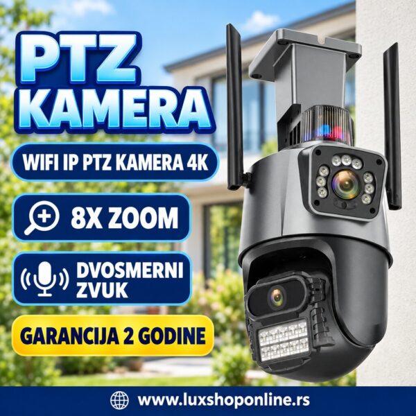 WiFi IP PTZ kamera 4K
